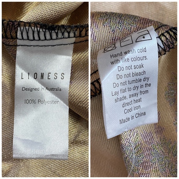 Lioness The Label Australia Australian Black Floral Dress Size S. - Picture 8 of 10